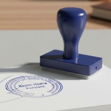 Hände halten ein medizinisches Dokument mit Daten und Notizen.
