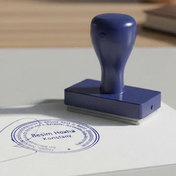 Hände halten ein medizinisches Dokument mit Daten und Notizen.